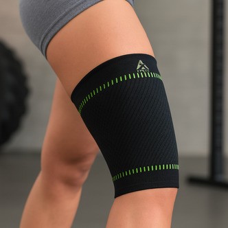 Lårbind (thigh support)  -  Kompressionsstøtte til sport og træning