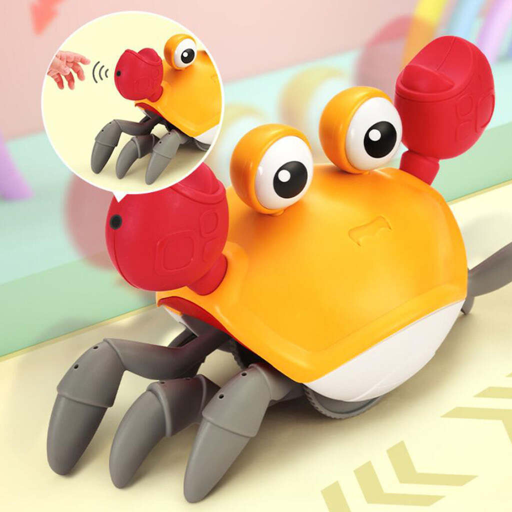 Glad Baby Krabbe  -  Sjov og Læring i Ãt Legetøj - Turkis