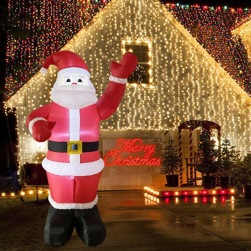 Oppustelig Julemand 1.8 M / 2.4 M / 3.5 M eller 5.0 Meter - 3.5 meter