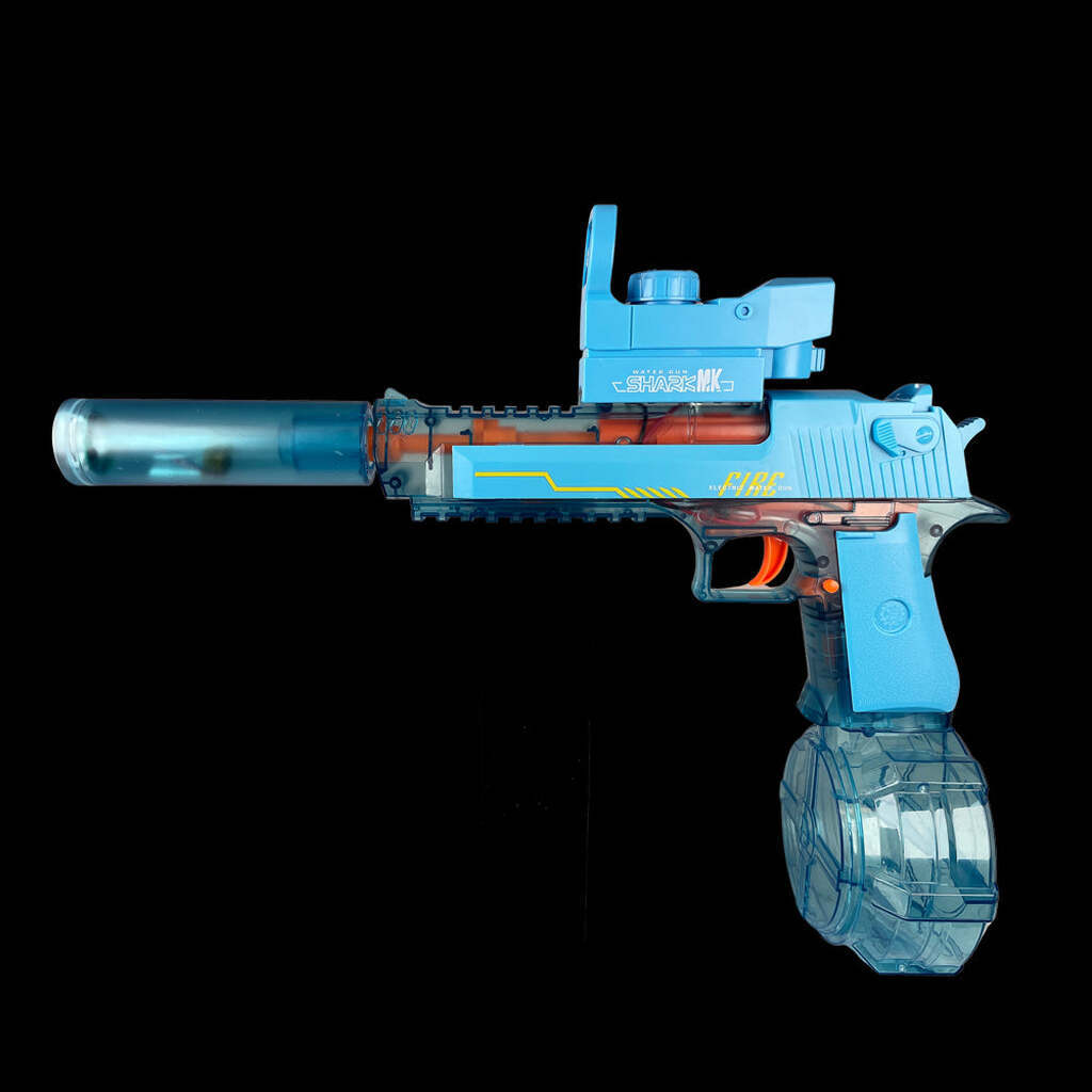 Vandpistol - elektrisk med sejt LED-lys - Blå