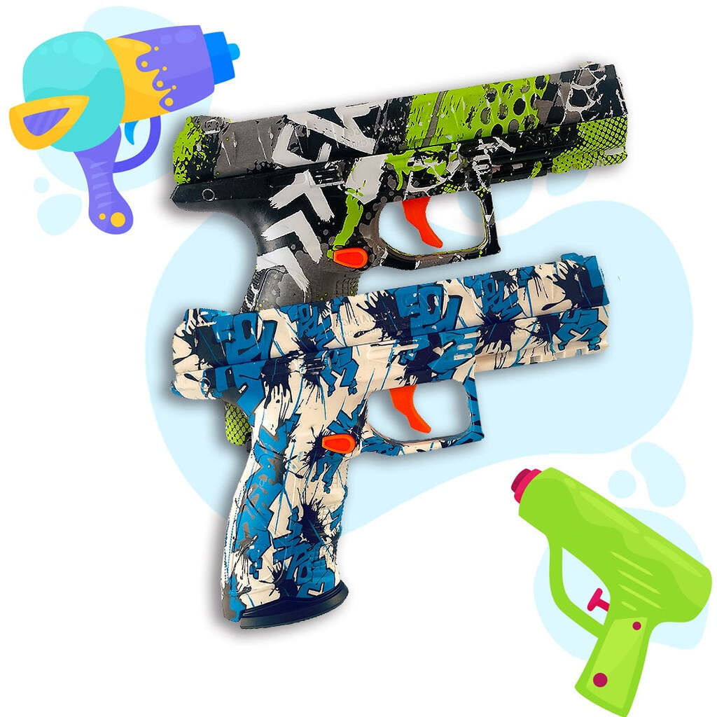 Gel Blaster Beretta - inkl. gelékugler - rækkevidde på 18+ meter - - Blå