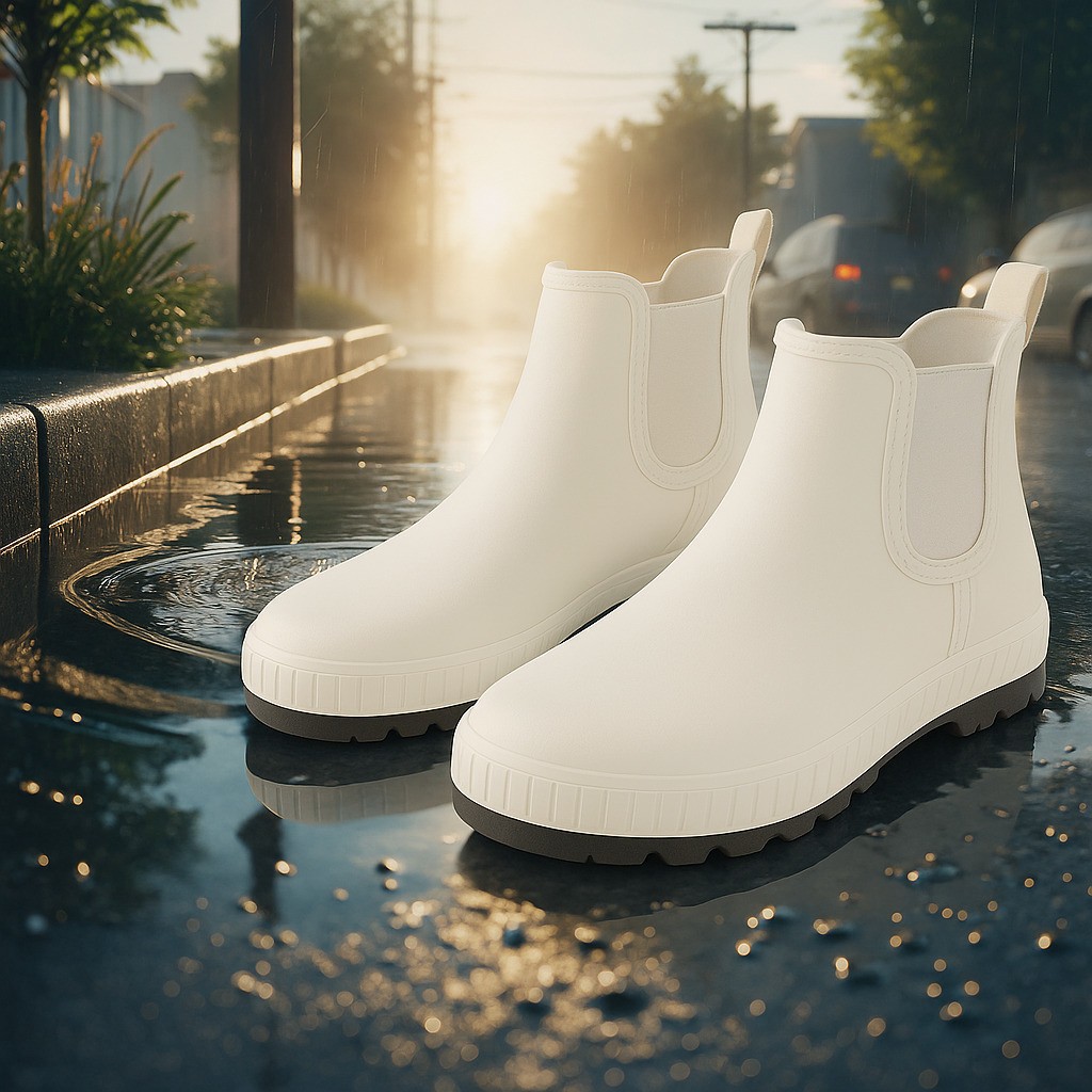 Korte gummistøvler til damer  -  stilfulde, komfortable og vandtætte - 40,5