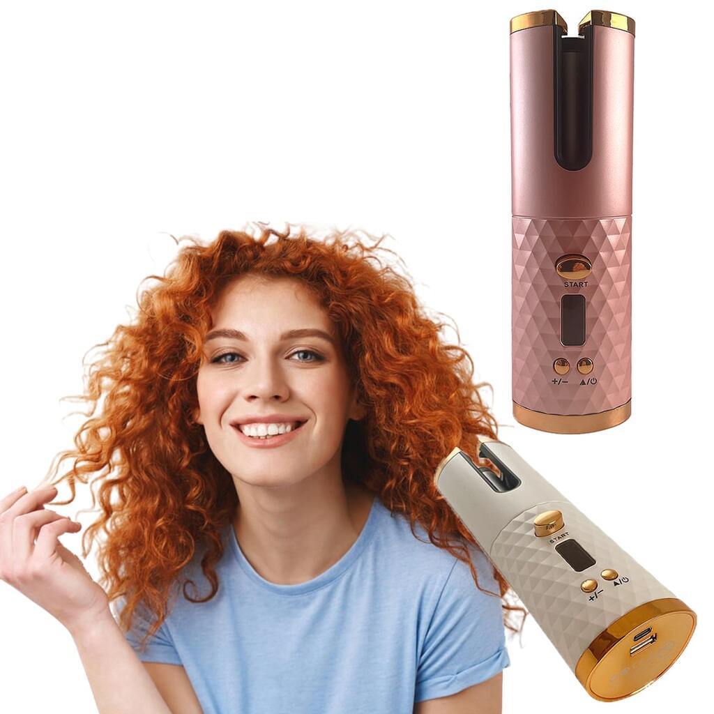 Krøllejern - Ledningsfri - - Pink