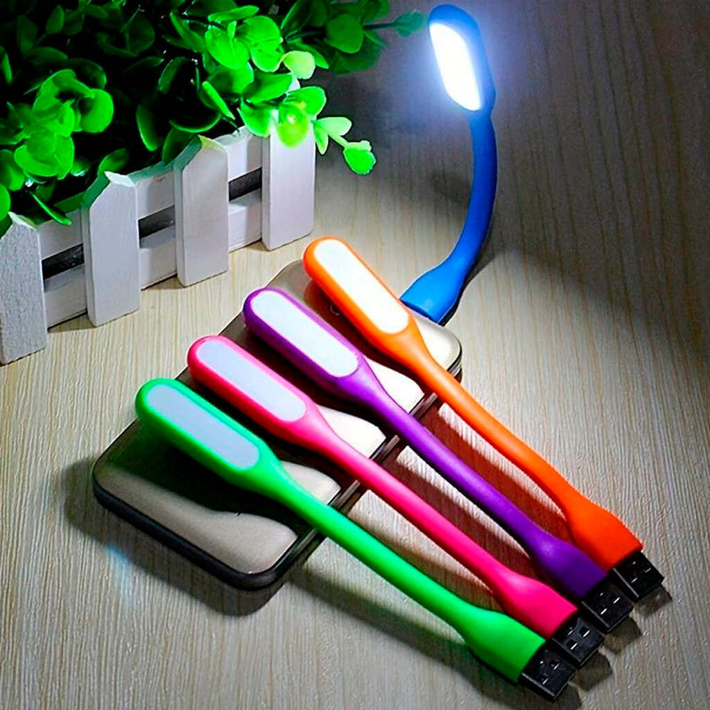 Fleksibel mini USB LED Lampe - Gul