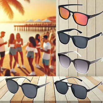 Solbriller i mange designs  -  fra klassisk til trendy! - 29,- / 1006