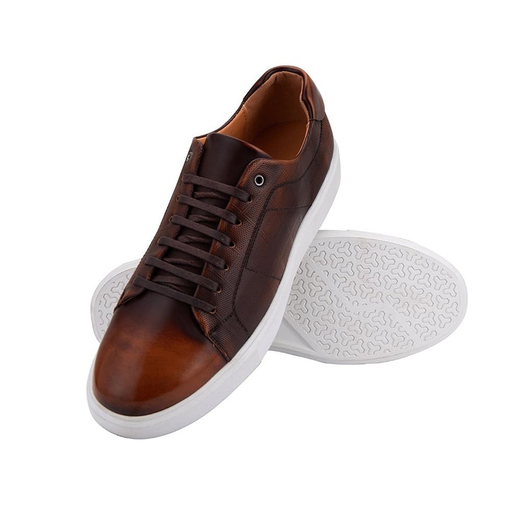 Sneakers til herre, brun - 42