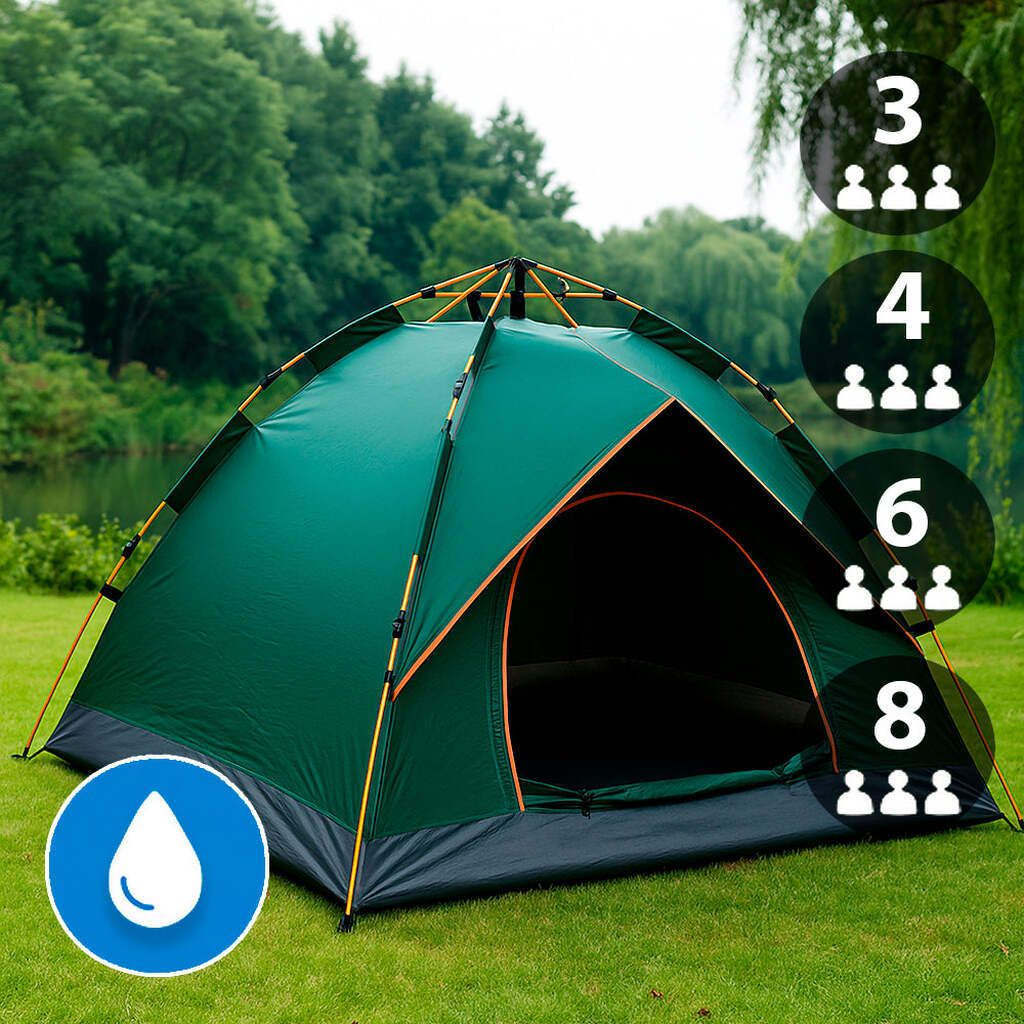 Quick-Up Telt fra 3 - 8 personer - 8