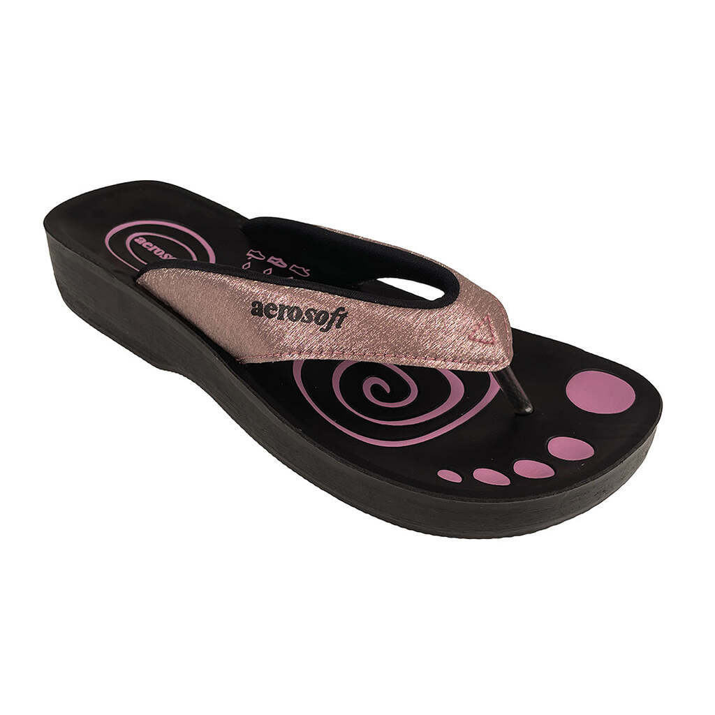 Sandaler Aerosoft - Model 825 m. glimmer - - Pink / EU 38