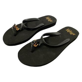 Klip klapper fra trendy âThe Rubzâ Unisex  -  Sort og Guldmetal - 35/36