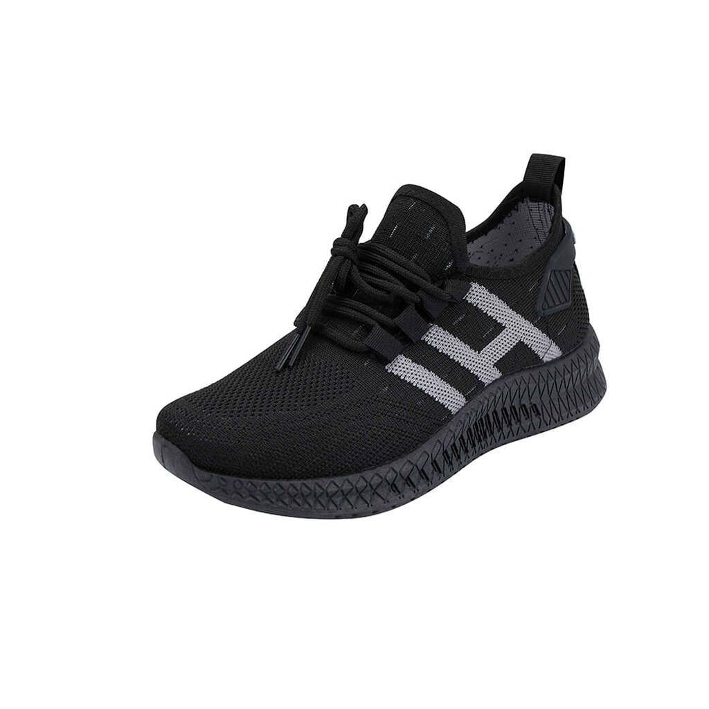 Løbesko/Sneakers til kvinder, åndbare og med optimal støddæmpning - Sort / 38