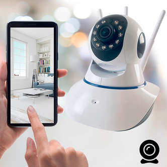 Overvågning IP kamera m/nattesyn, tilt funktion & Wifi