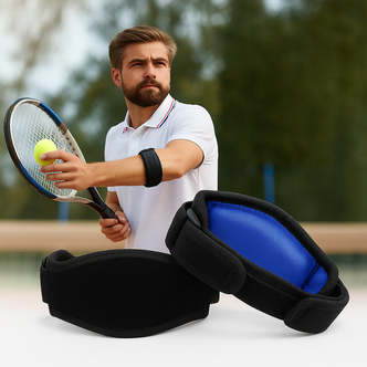 Albuestøtte med kompression