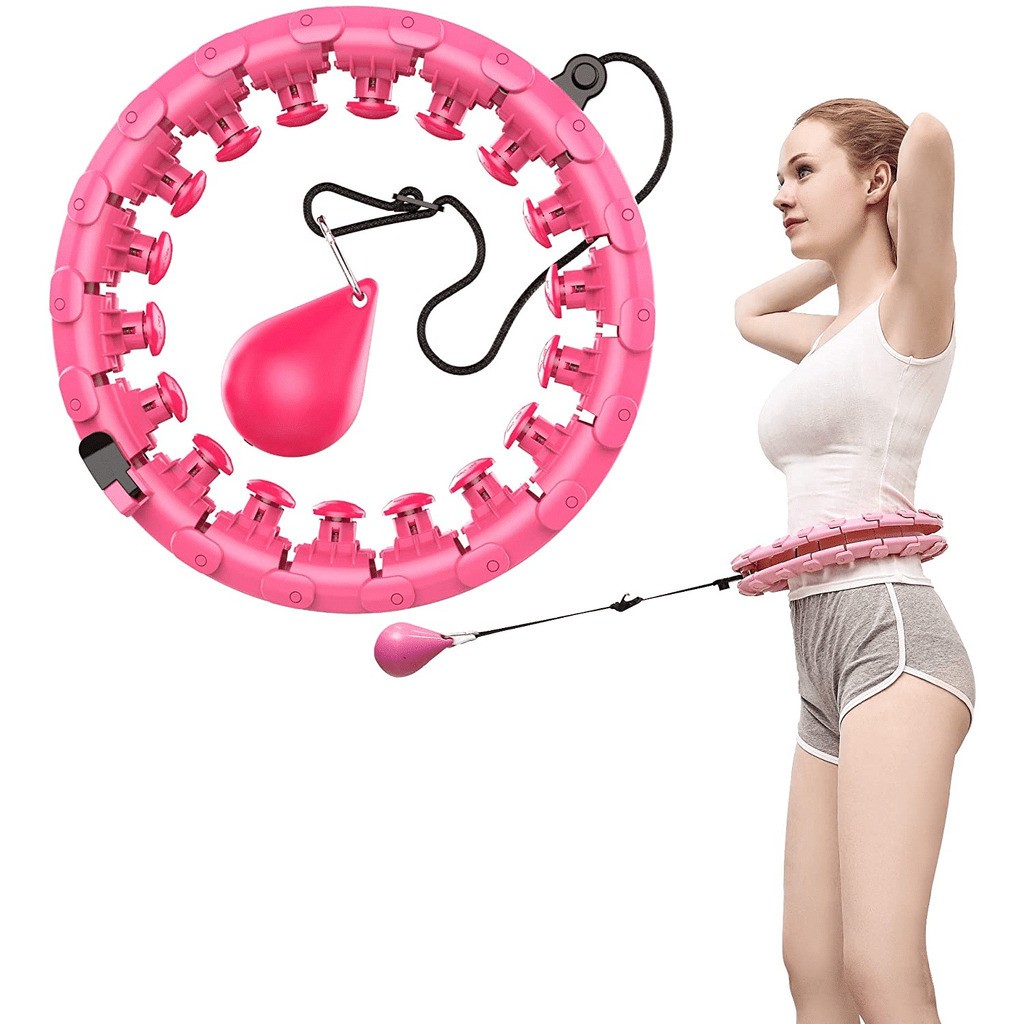 Hulahopring Trænings/fitness model (justerbar m/vægt)