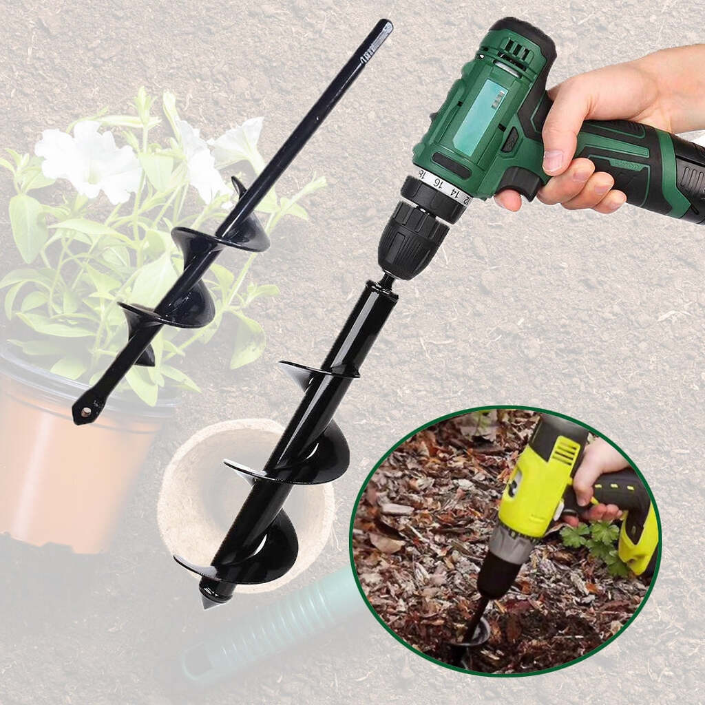 Plantebor / Sneglebor til boremaskine - 40 mm/60 mm/80 mm - - 40 mm