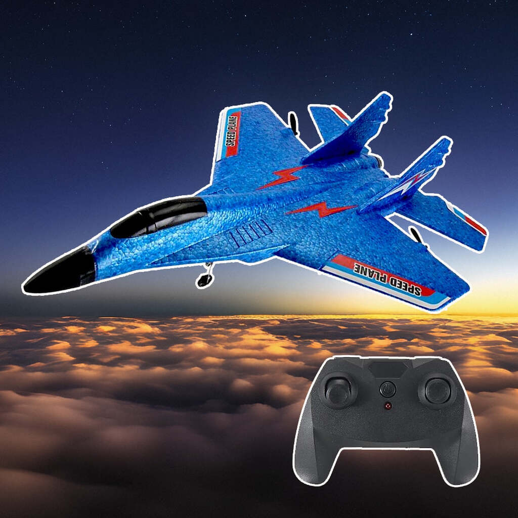 Fjernstyret Drone/Fly med Gyroskop - Model MI 29 - Blå eller Rød - - Blå