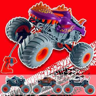 Monster Truck Fjernstyret bil - flere forskellige modeller - - Brun