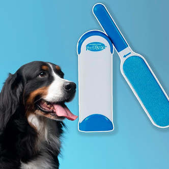 Pels- og fnugbørste -fjerner effektivt hår fra betræk og tekstiler