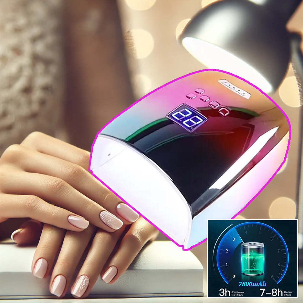 Effektiv UV Neglelampe  -  Trådløs og genopladelig til professionel brug