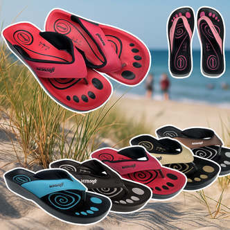 Sandaler Aerosoft - Model 801 - i mange farver - 38 / Rød