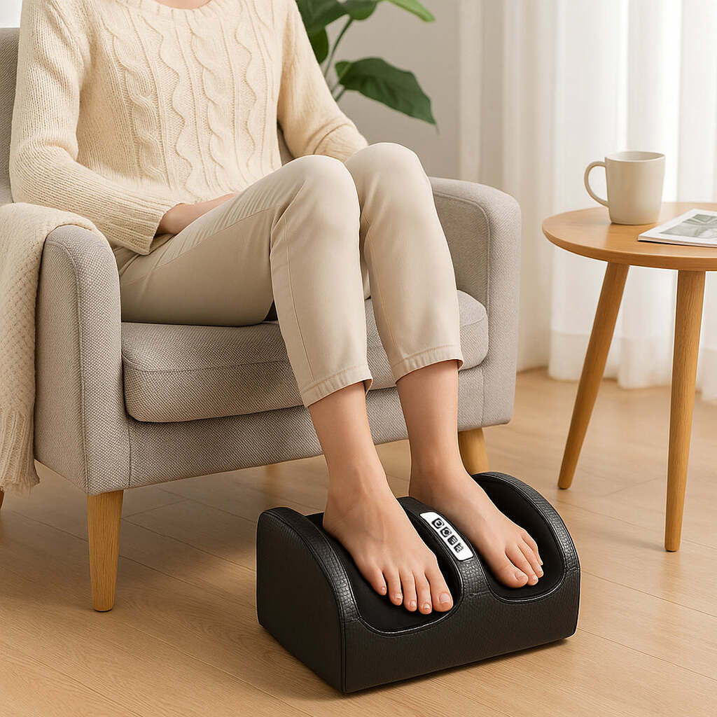 Shiatsu Fodmassageapparat med Varme  -  Slip af med ømme fødder og træthed