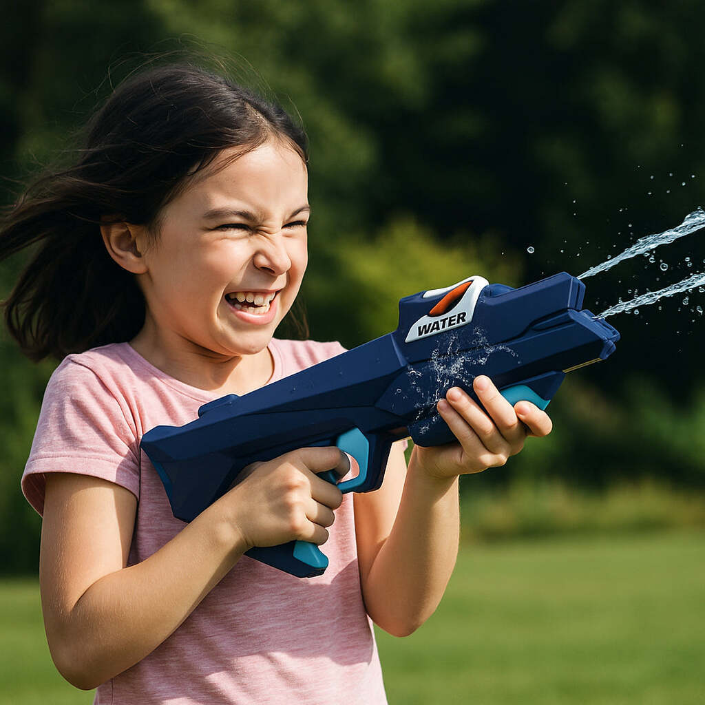 Elektrisk Vandpistol  -  Sjov, Interaktiv og Klar til Kamp!