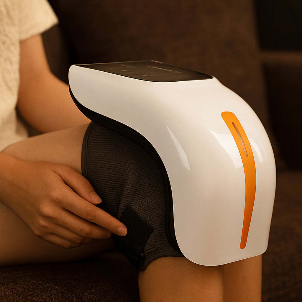 Knæ Massager + infrarød lindring -Digital Skærm-