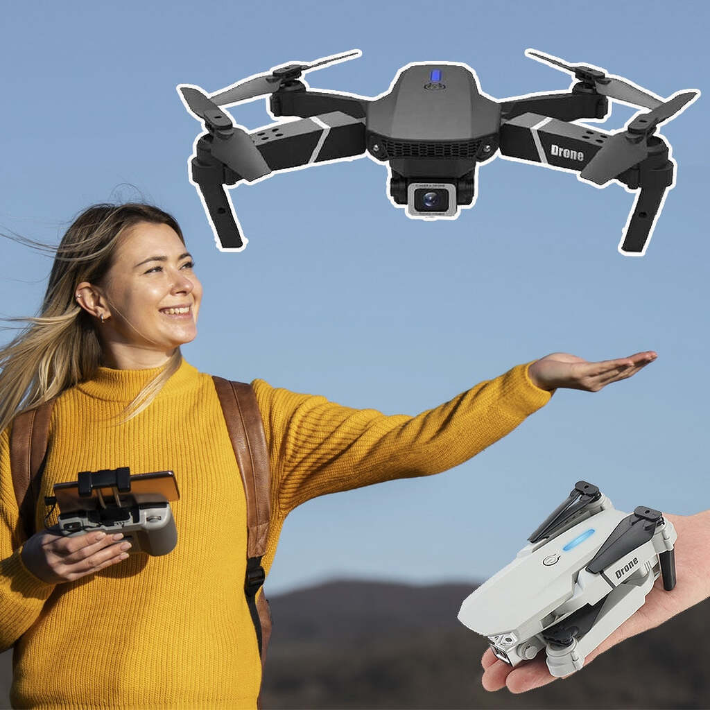 Foldbar Drone 4K med/uden kamera - Drone uden kamera