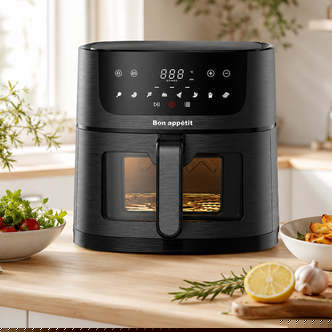 Airfryer 6.0 l.  -  sprød mad med mindre olie