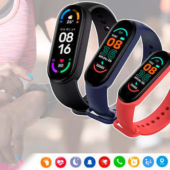 Smartwatch - m/Puls- & blodtryksmåler (vand- og støvafvisende) - Grøn