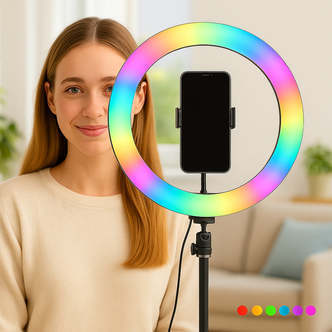 Ring Light RGB  -  15 lyskombinationer - MJ30