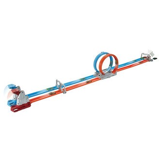 Hot Wheels Dobbelt Loop m 2 biler