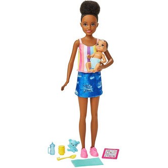 Barbie Skipper Babysitter m. tilbehør