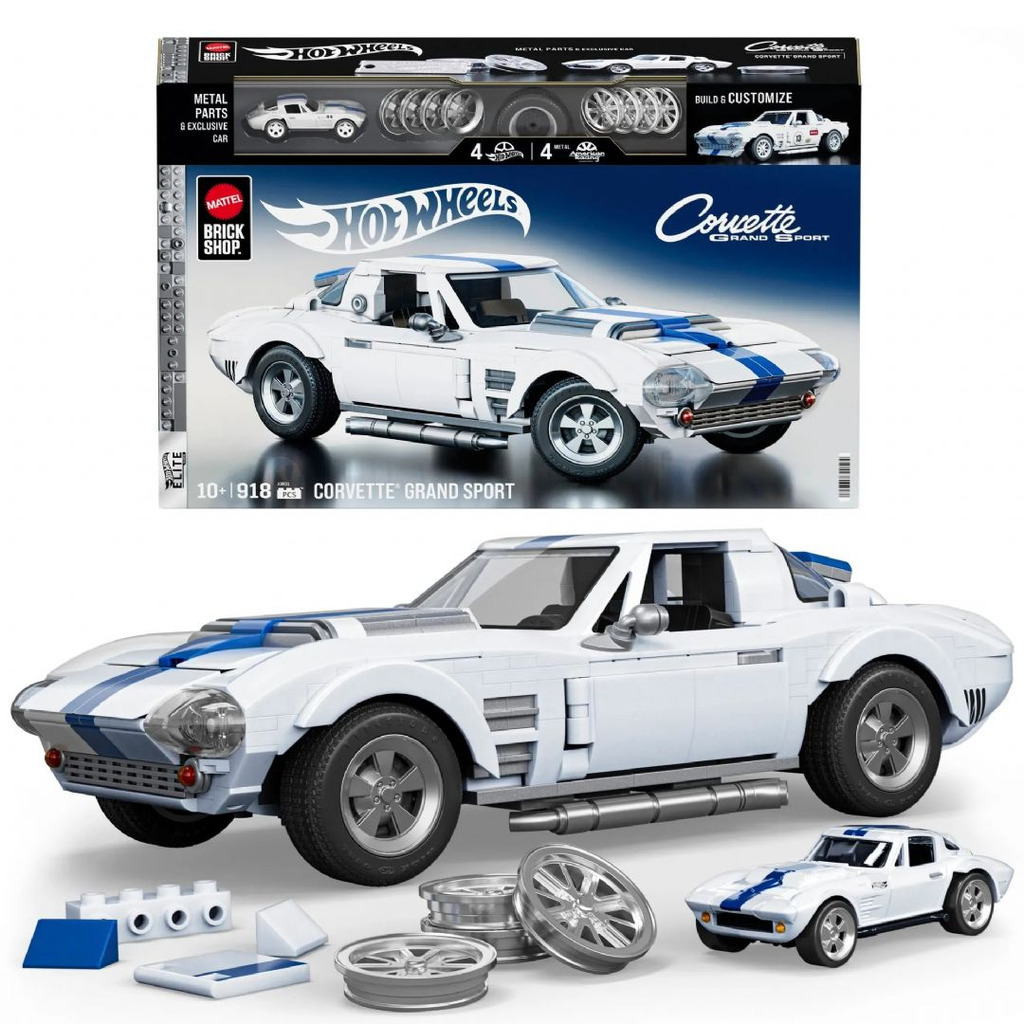 Hot Wheels Brick Shop Corvette Sport