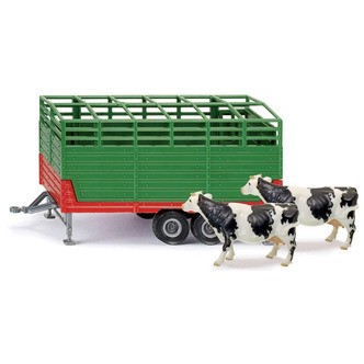 Høj trailer med køer 1:32