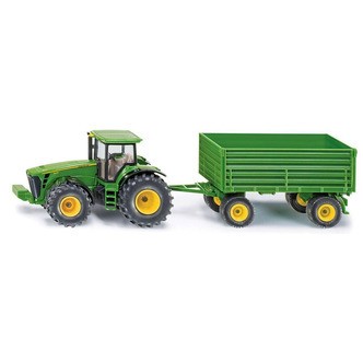 John deere traktor med trailer 1:50