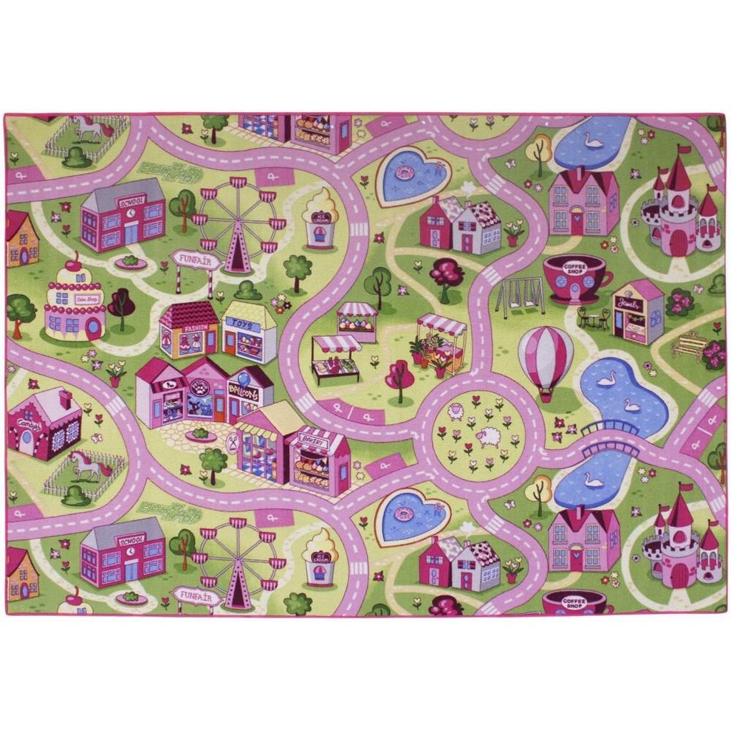 Gulvtæppe, Legetæppe by 140 x 200