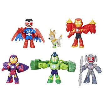 Iron Man + Friends Armored Up 6-Pack