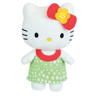 Hello Kitty Blå Gaveæske Bamse 20cm