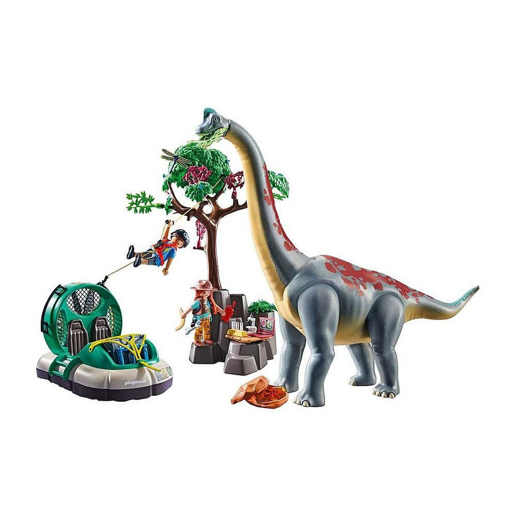 Brachiosaurus med Hovercraft