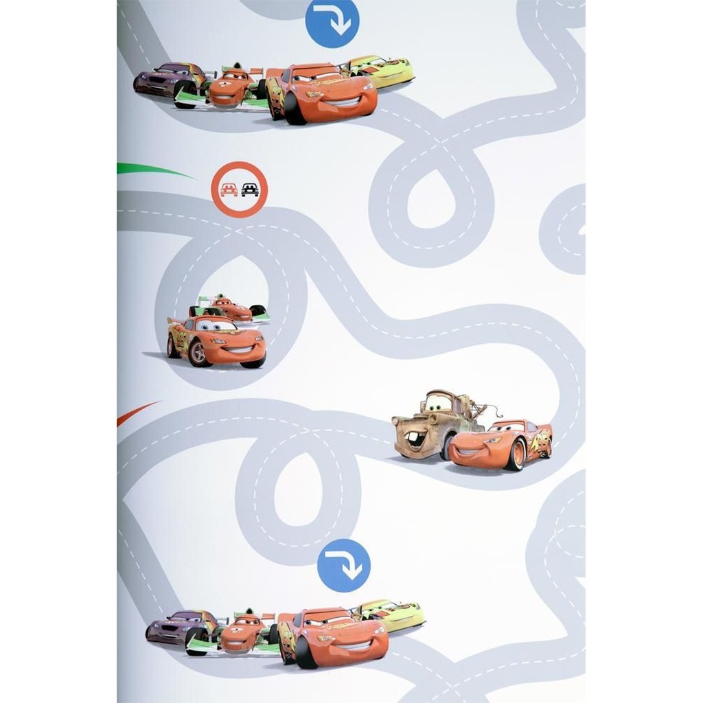 Cars racerbane tapet