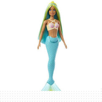 Barbie Havfrue Dukke Blå/Grøn