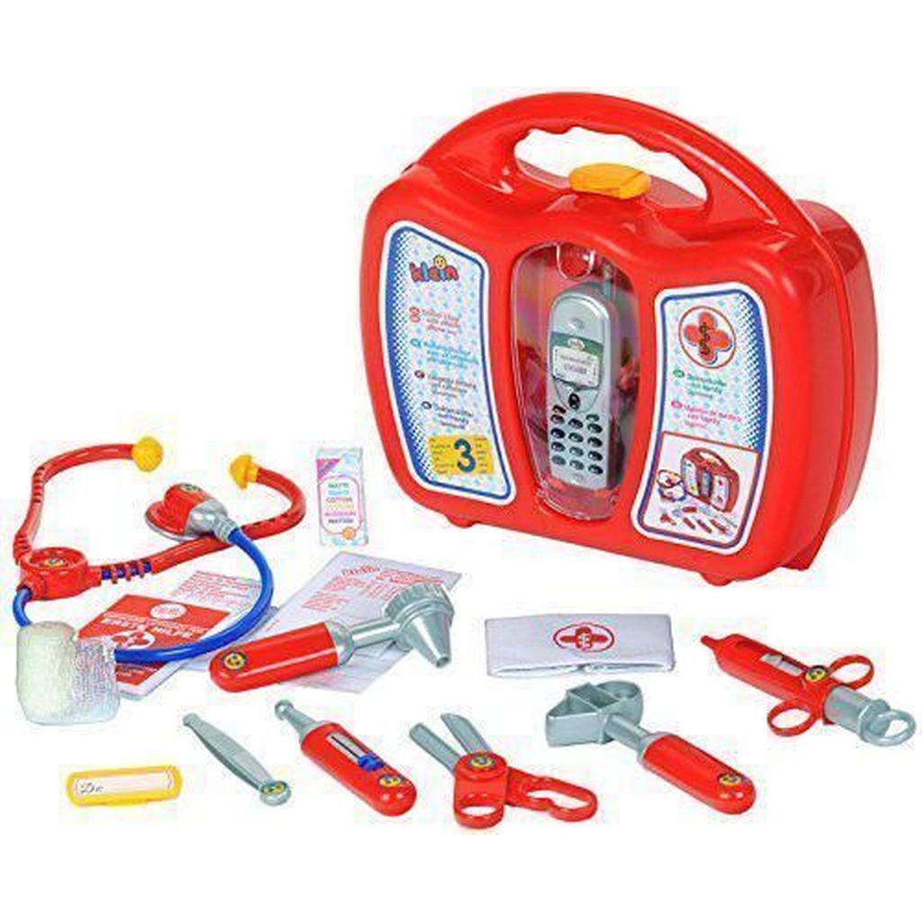 Lægetaske med mobiltelefon