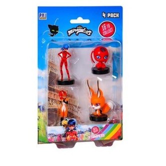 Miraculous Stampers Figurer 4 pack