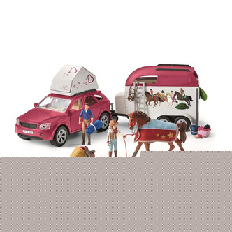 Hesteeventyr med bil & hestetrailer