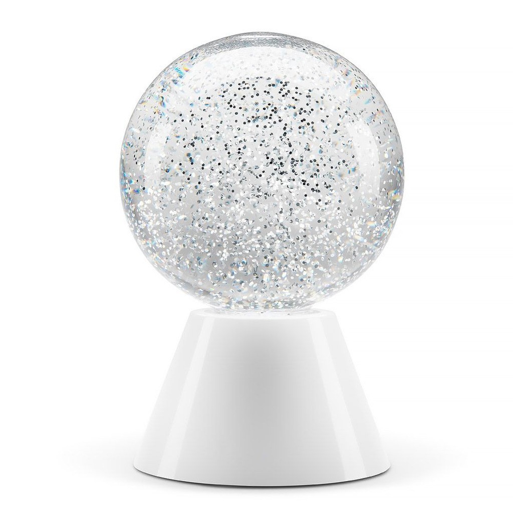 Spinning Glitterkugle Lampe