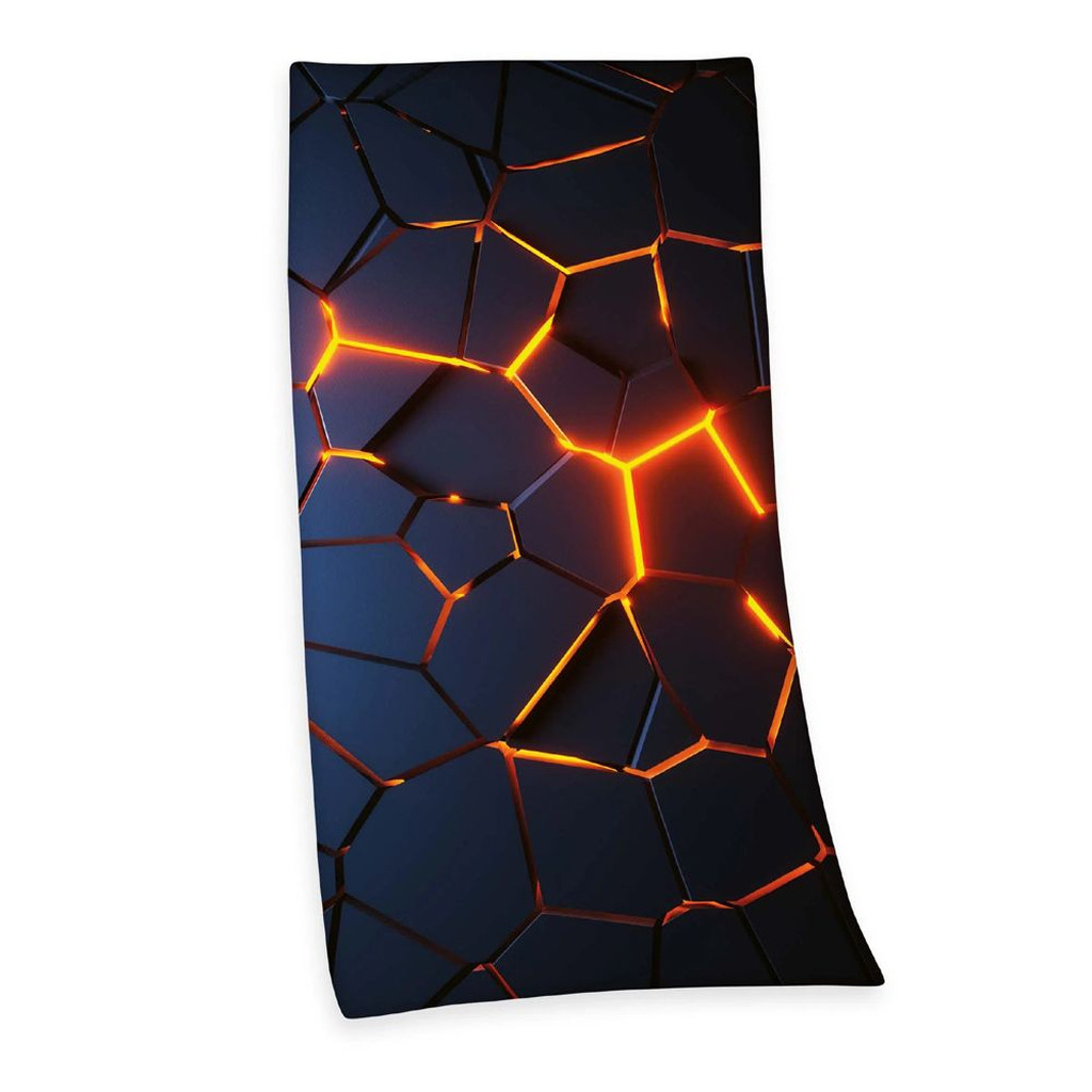 Lava 3D Håndklæde 75x150cm
