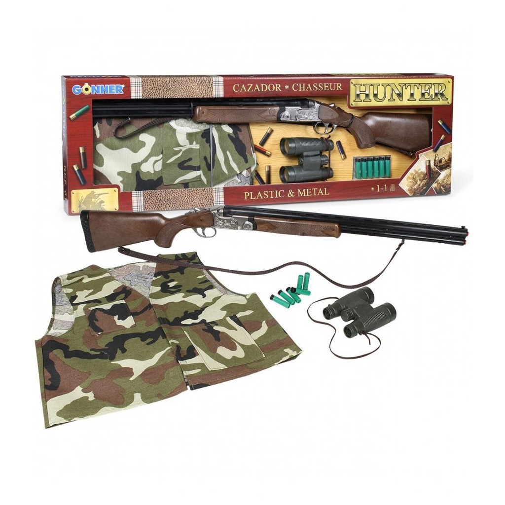 Jagtgevær med patroner & Tilbehør