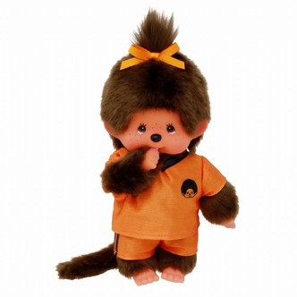 Monchhichi fodboldpiller Holland 20cm