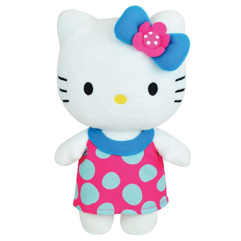 Hello Kitty Gul Gaveæske Bamse 20cm