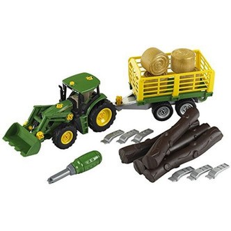 John Deere Traktor m anhænger